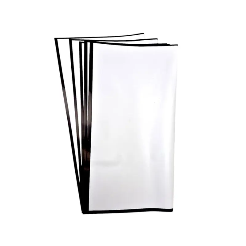 HAN SU - 20PC WHITE WITH BLACK EDGE WRAPPING PAPER 57x57 CM