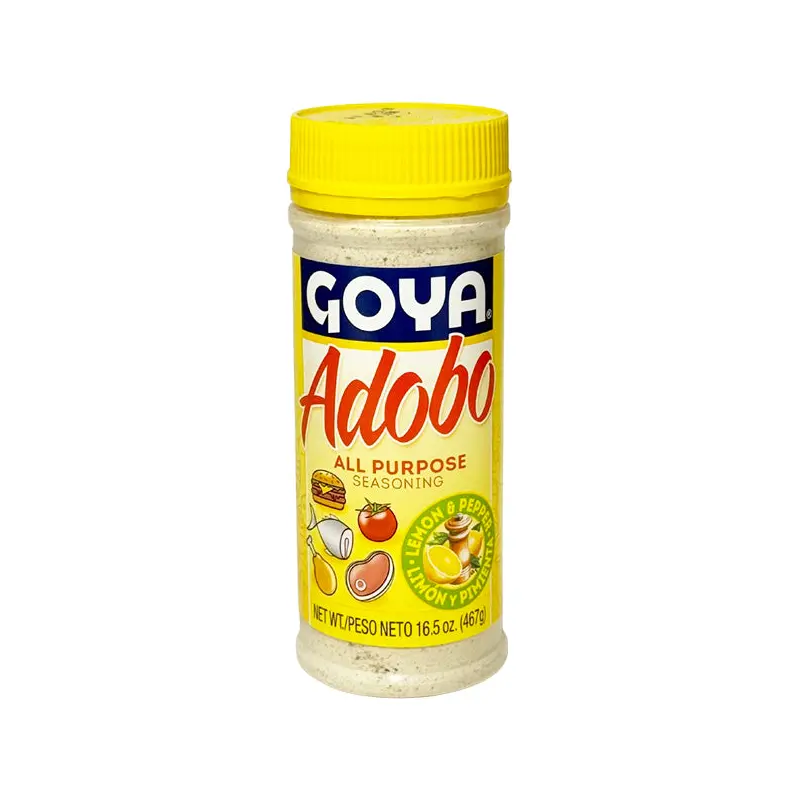 GOYA ADOBO - ALL PURPOSE SEASONING LEMON AND PEPPER 24x467 GR