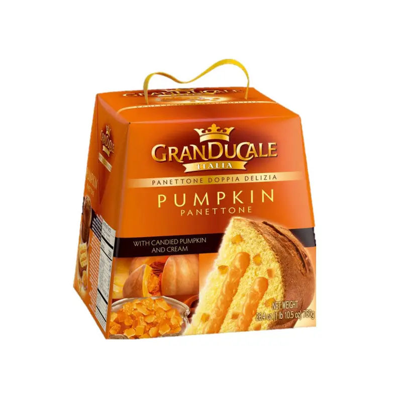GRANDUCALE - PANETTONE W/ PUMPKIN CREAM & CANDIED PEELS 750GR