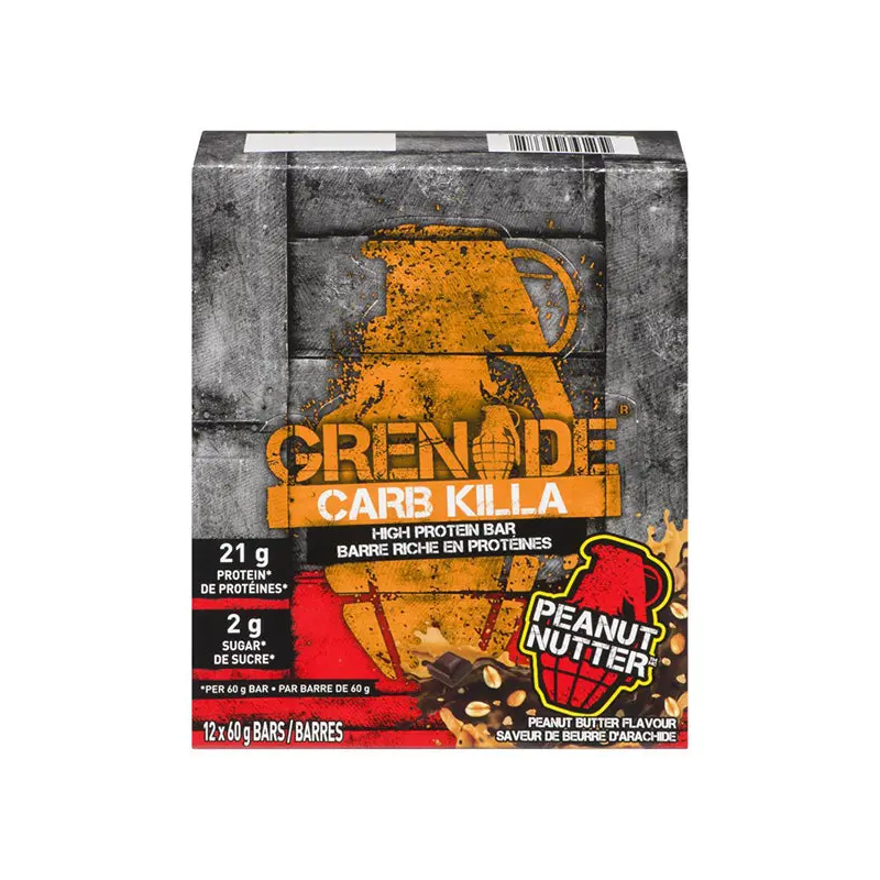 GRENADE - PROTEIN BAR PEANUT NUTTER 6x12x60 GR