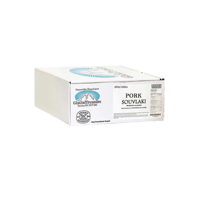 GLACIAL TREASURE - PORK SOUVLAKI 50x100 GR