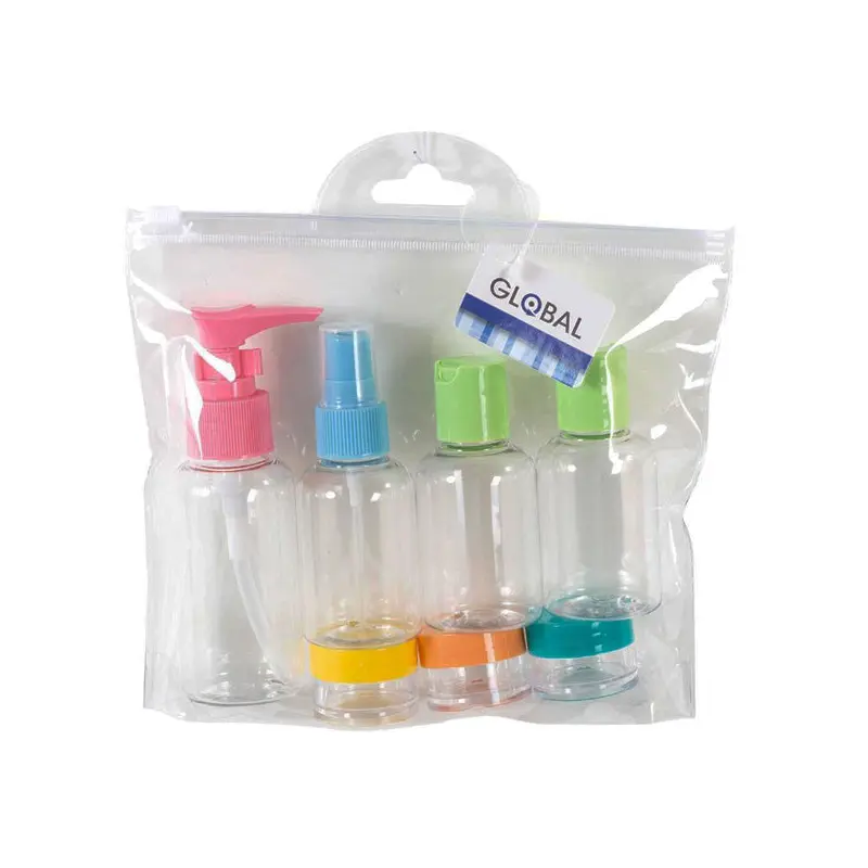 GLOBAL - TRAVEL BOTTLE SET 7PC 18x15x5cm