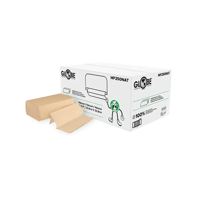 GLOBE - MULTIFOLD KRAFT TOWEL PAPER 16x250 CT