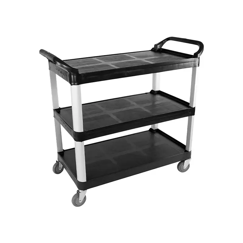 GLOBE - UTILITY CART LARGE BLACK 40"Lx19.75"Wx37"H