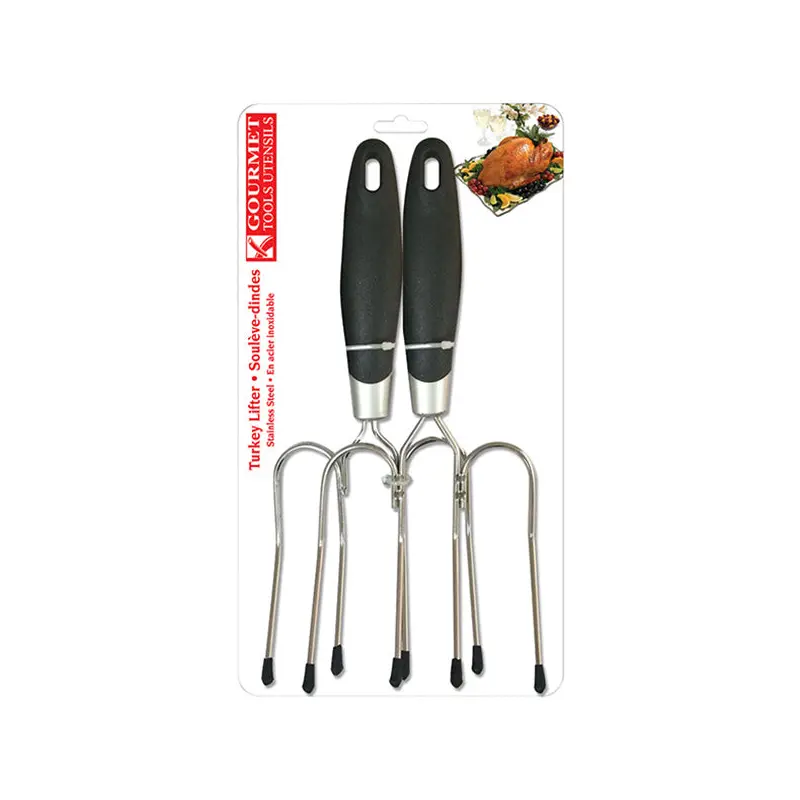 GOURMET - TURKEY LIFTER STAINLESS STEEL 1CT