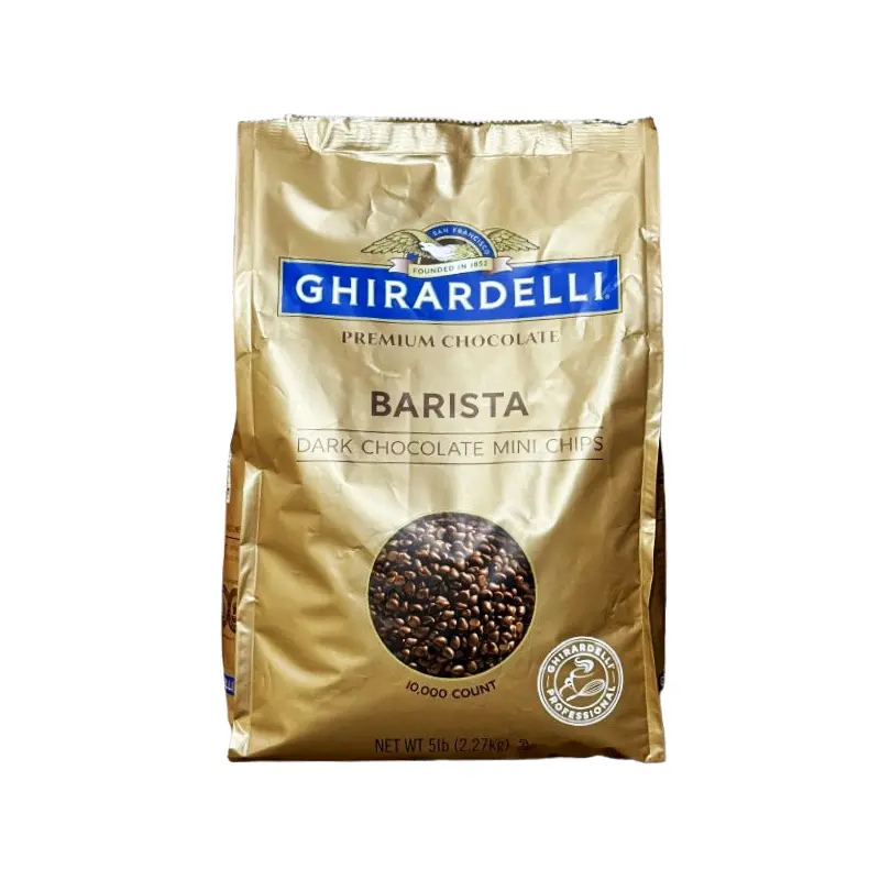 GHIRARDELLI - DARK CHOCOLATE BARISTA MINI CHIPS 5LB