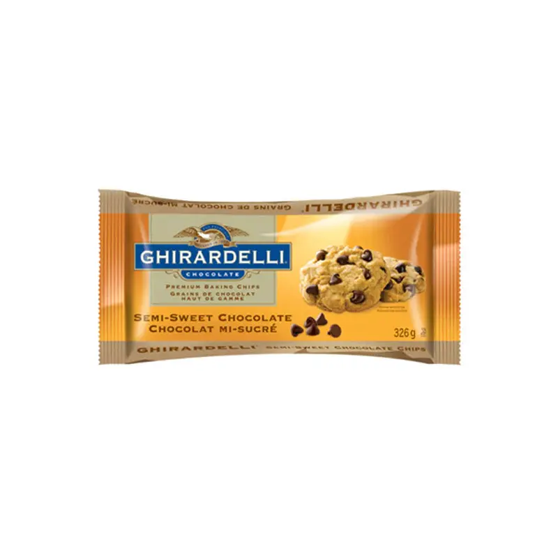 GHIRARDELLI - SEMI-SWEET CHOCOLATE BAKING CHIPS 12x326 GR