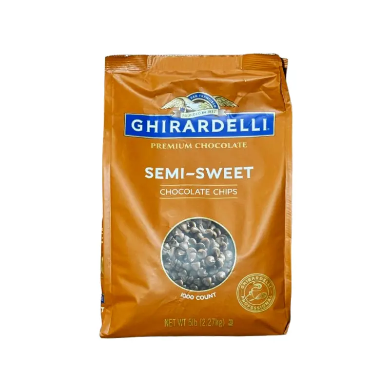 GHIRARDELLI - SEMI-SWEET CHOCOLATE CHIPS 2x5 LB