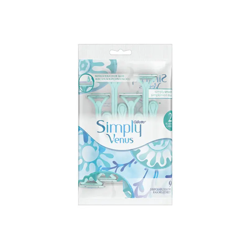 GILETTE - SIMPLY VENUS DISPOSABLE RAZORS 9EA