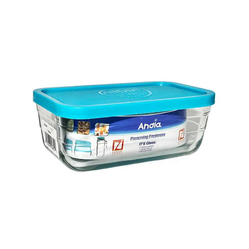ANDIA - SMALL GLASS CONTAINER WITH LID 1 CT
