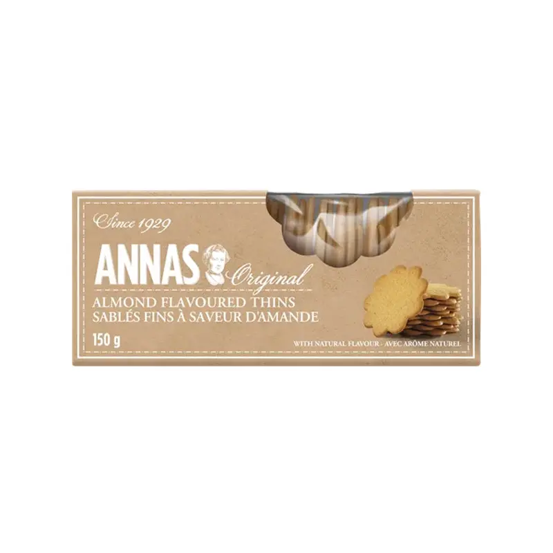 ANNAS - ALMOND THINS 150GR