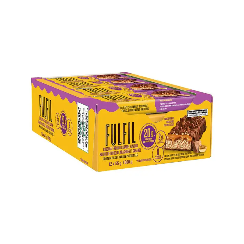 FULFIL - PEANUT & CARAMEL PROTEIN BAR 6x12x55 GR