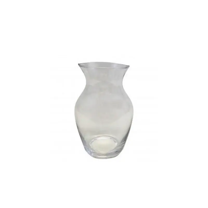 FLUERAMETZ - GLASS ROSE VASE 4x4x8IN EA