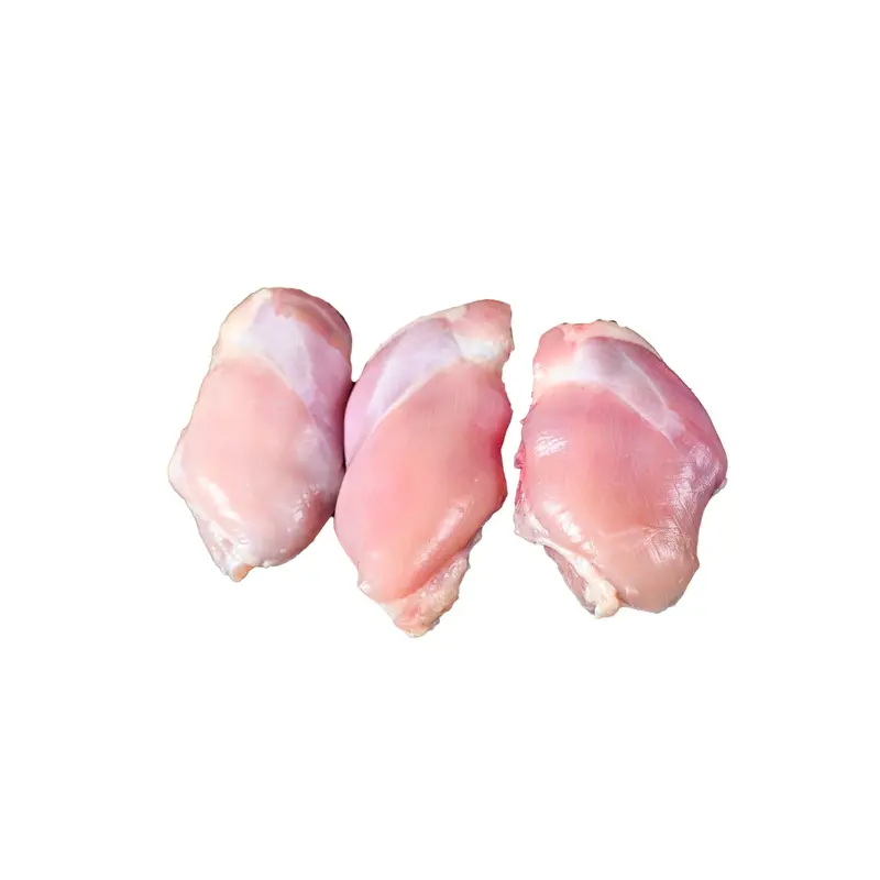 FRESH - HALAL CHKN THIGHS BNLS/SKNLS PER KG