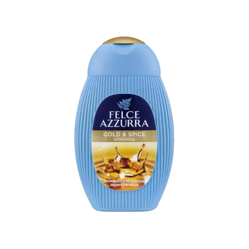 FELCE AZZURRA - GOLD AND SPICE SILKENING SHOWER GEL 250ML