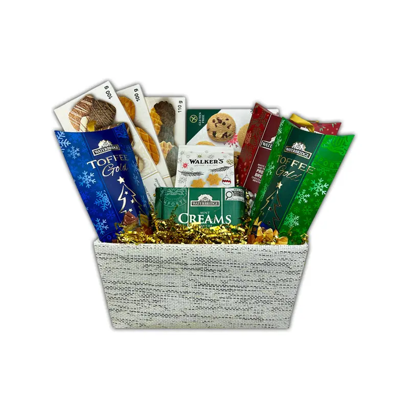 FESTIVE GLOW GIFT BASKET EA