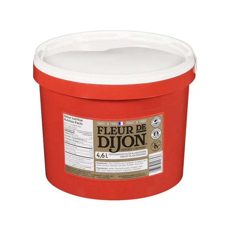 FLEUR DE DIJON - MUSTARD GRAINY PAIL 4625ML