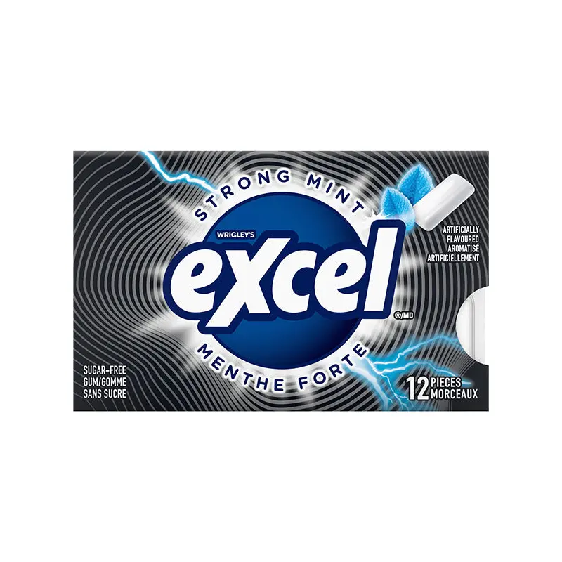EXCEL - STRONG MINT GUM 18x12x12 EA