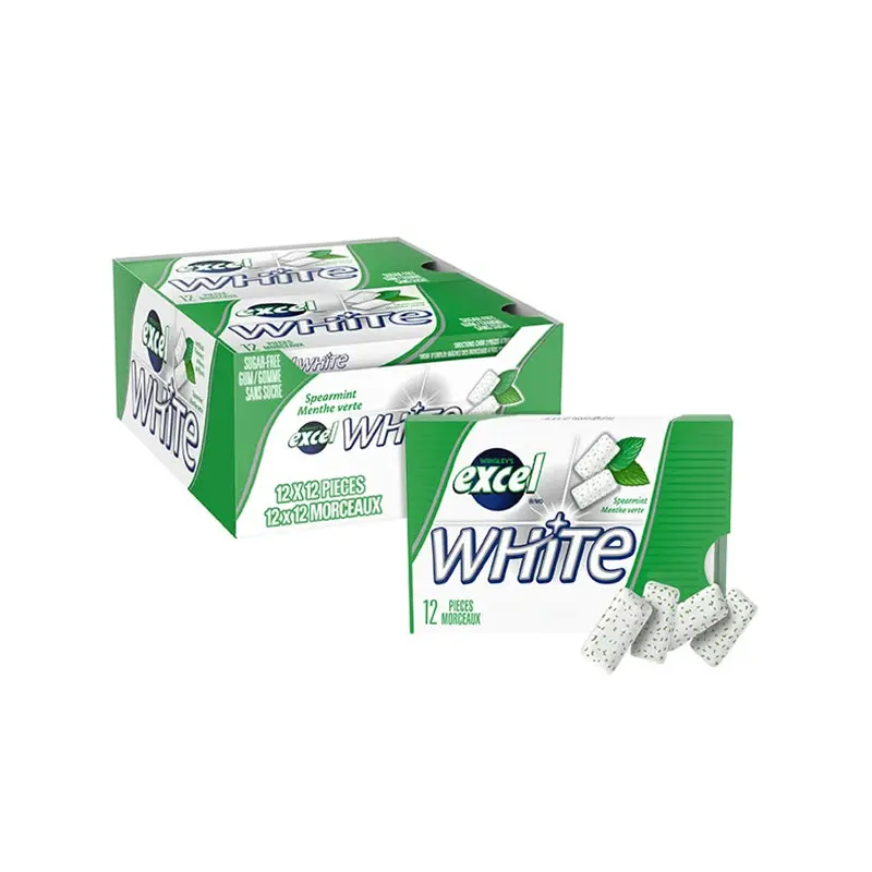 EXCEL - WHITE SPEARMINT 12x12 EA