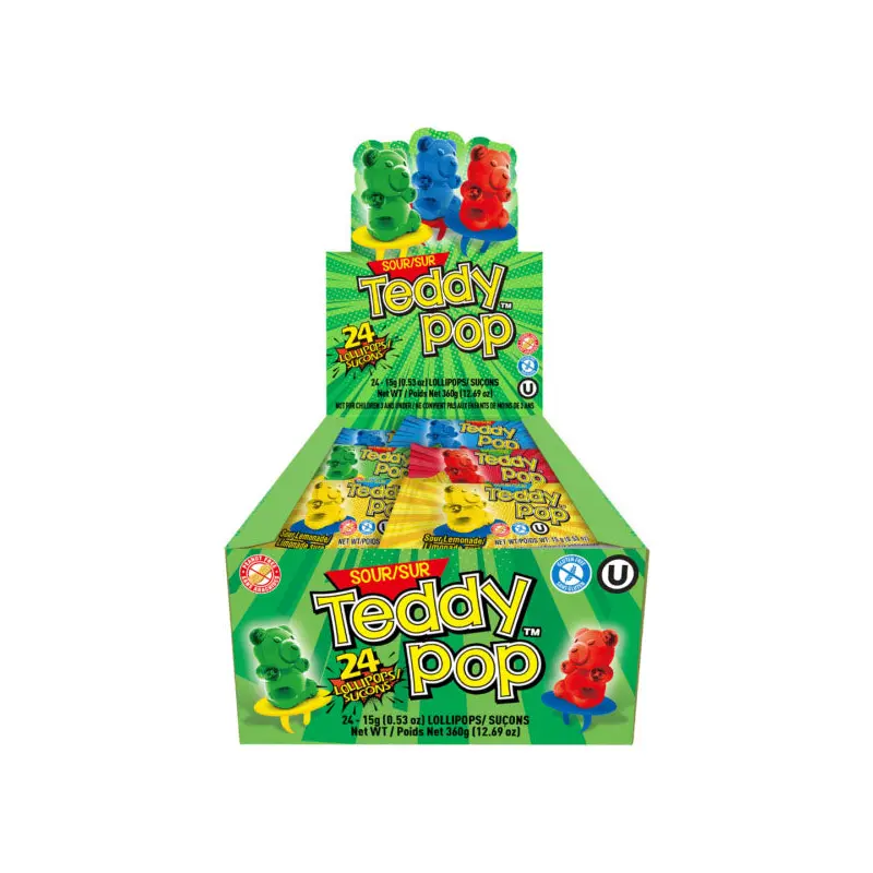 EXCLUSIVE - SOUR TEDDY POP GOOD BOX 24x15 GR