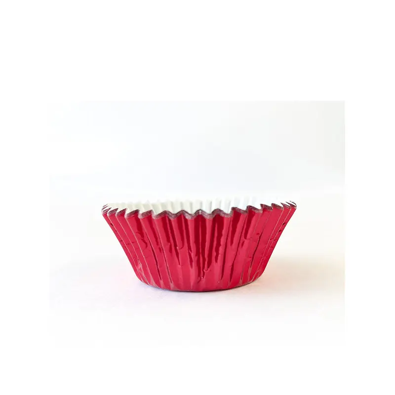ENJAY - RED BRITE FOIL BAKING CUPS 500EA