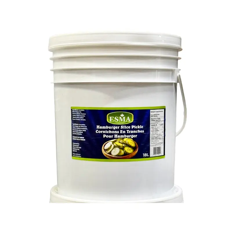 ESMA - HAMBURGER SLICED PICKLE 18LT