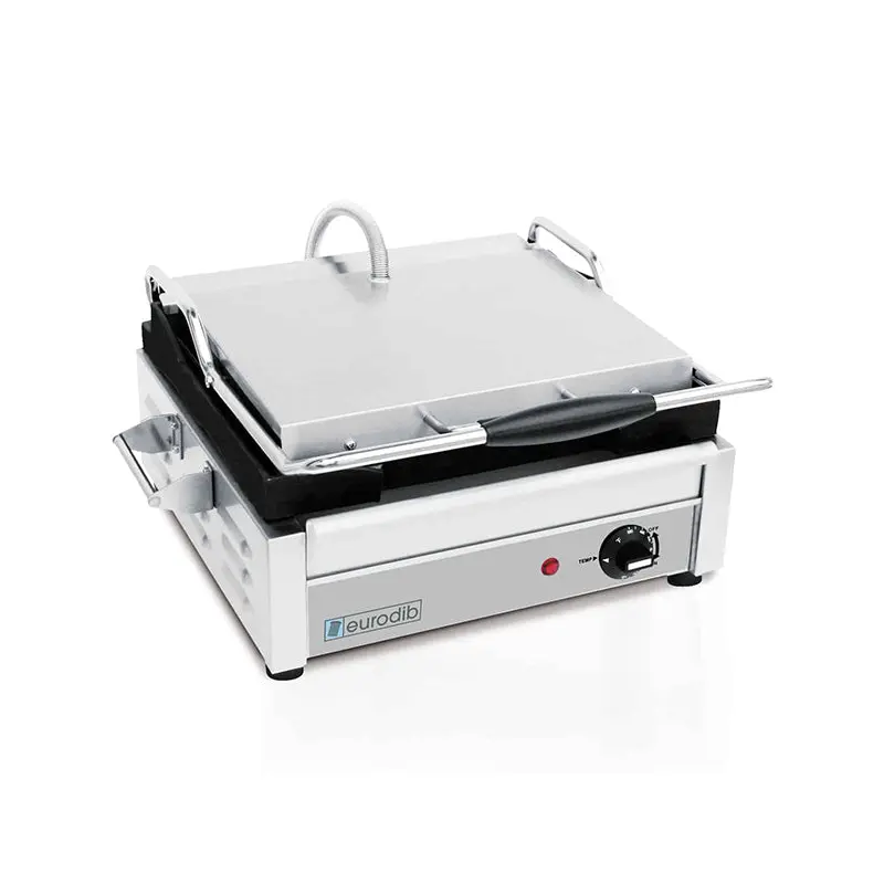 EURODIB - SFE02345 15"x11" SURFACE PANINI GRILL RIBBED 120v