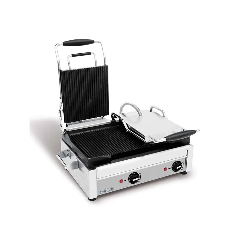 EURODIB - SFE02365 PRESS PANINI DOUBLE RIBBED 18IN X 11IN