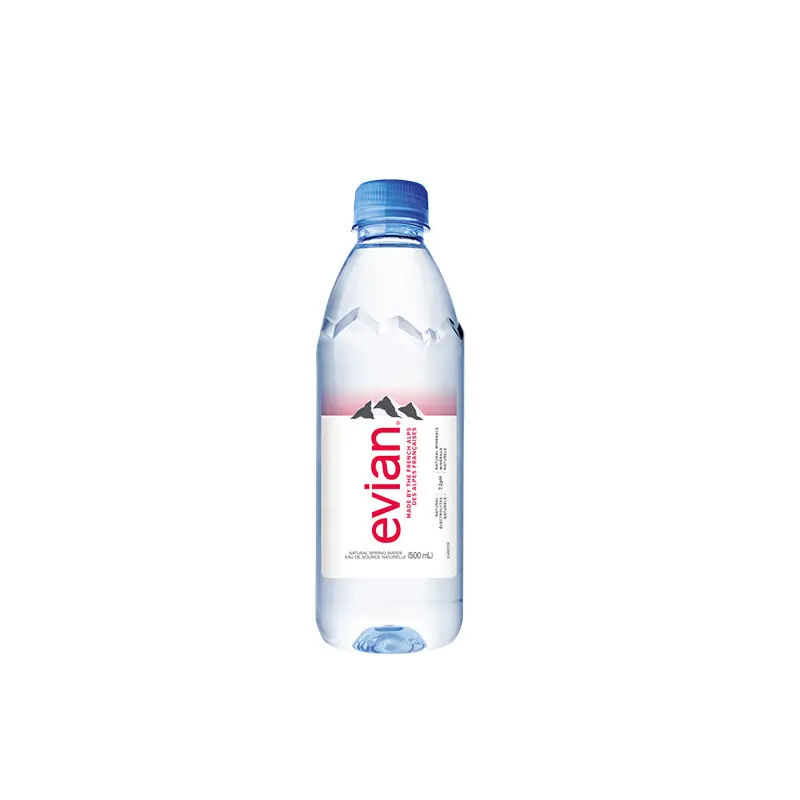 EVIAN - SPRING WATER PLASTIC 24x500 ML