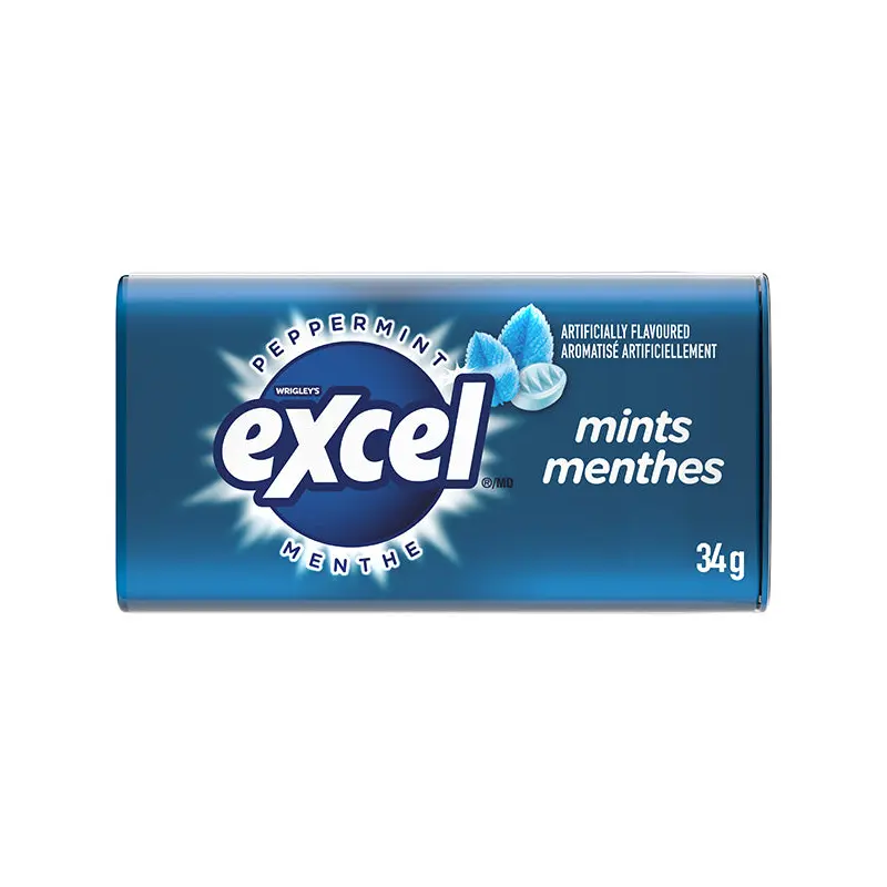 EXCEL - MINTS PEPPERMINT 8x34 GR