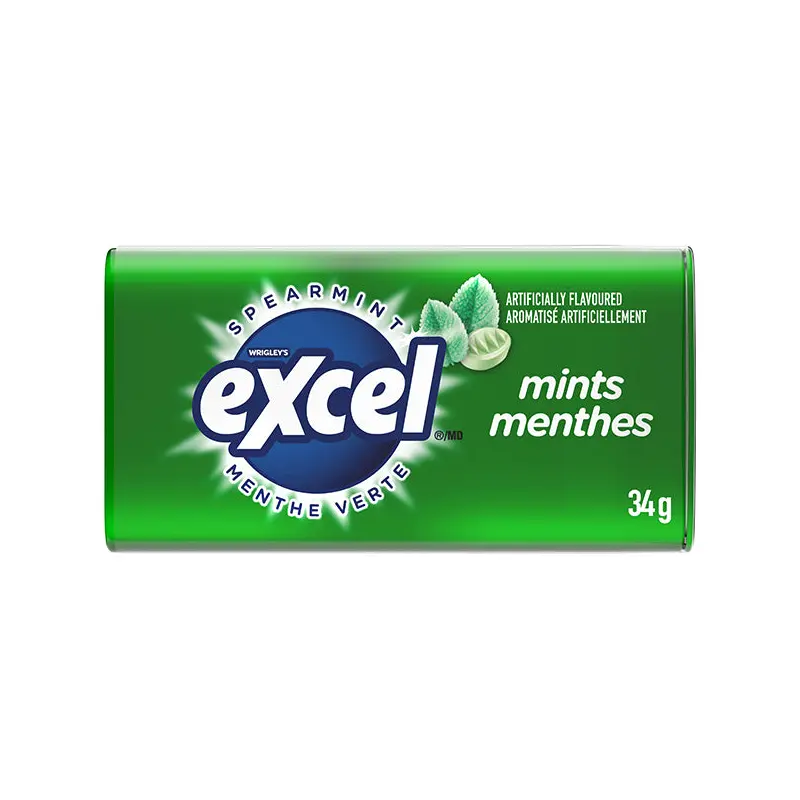 EXCEL - MINTS SPEARMINT 8x34 GR