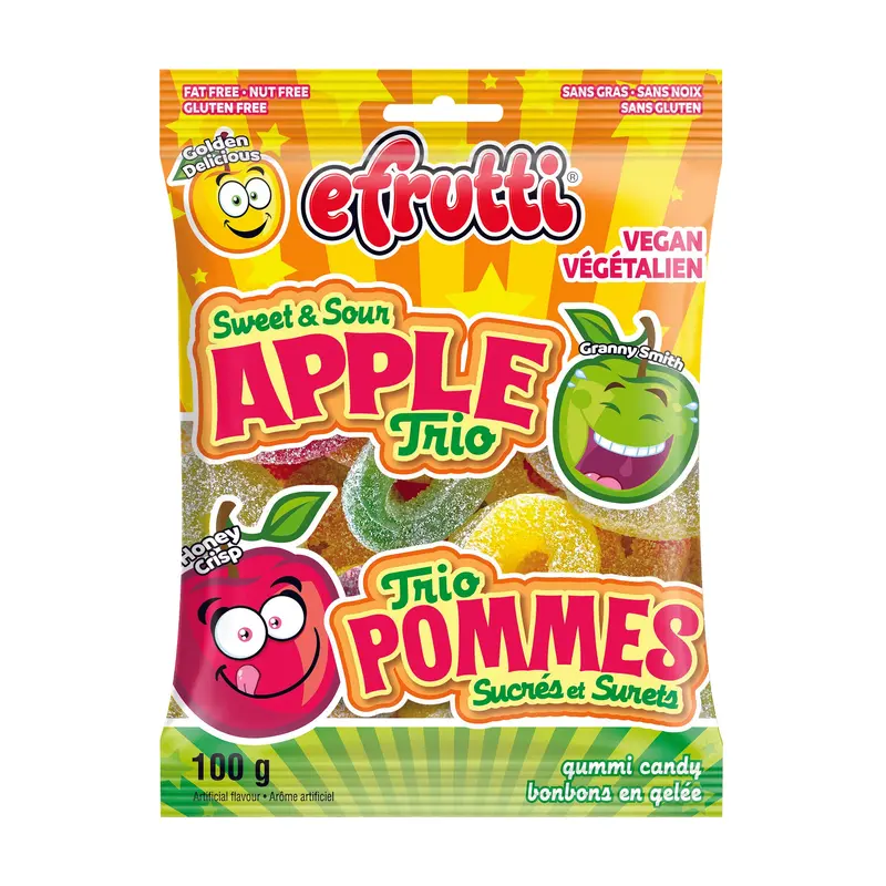 EFRUITTI - APPLE TRIO GUMMY 100GR