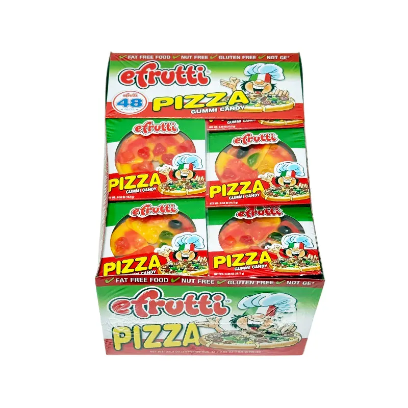 EFRUTTI - PIZZA GUMMI CANDY 48EA