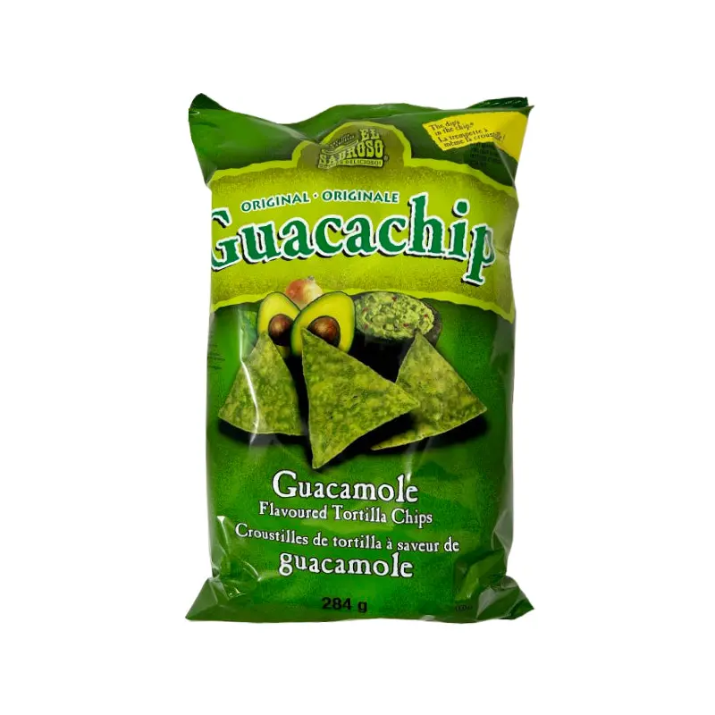 EL SABROSO - GUACAMOLE TORTILLA CHIPS 284GR