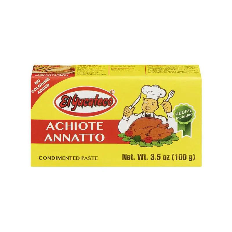 EL YUCATECO - ANCHIOTE PASTE 12x100 GR