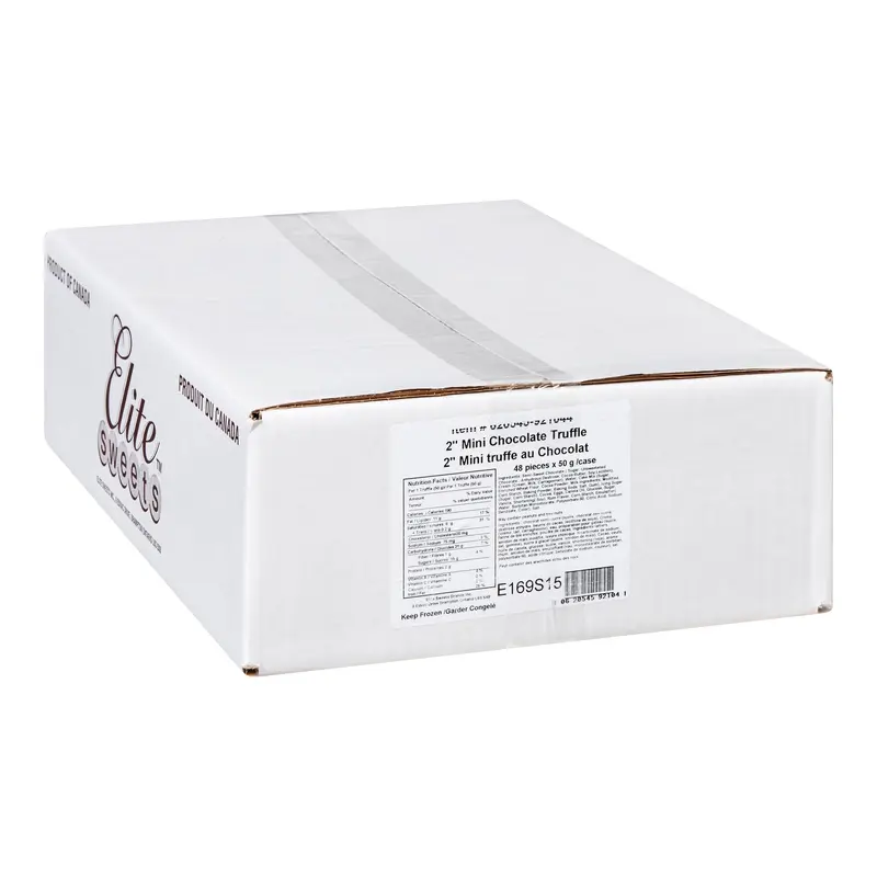 ELITE SWEETS - 2in MINI CHOCOLATE TRUFFLE MOUSSE 48EA