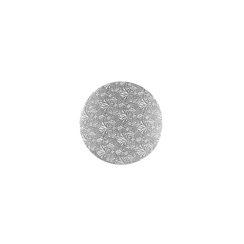 ENJAY - 12" ROUND X 1/4 SILVER CAKE BOARD 24EA