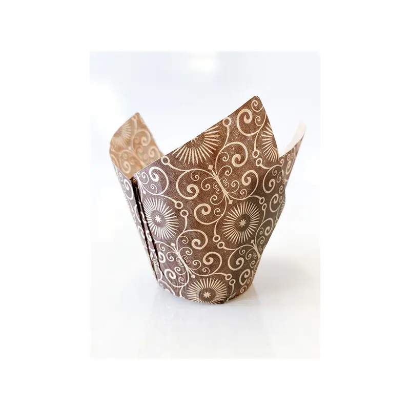 ENJAY - BAKING TULIP BROWN PRINTED MARIPOSA 100CT