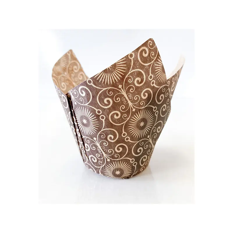 ENJAY - BAKING TULIP BROWN PRINTED MARIPOSA 10x100 CT