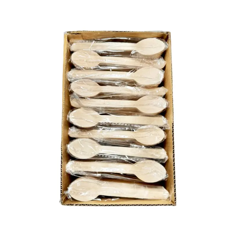ECO+ - SPOON BIRCHWOOD STANDARD 165MM x 22 MM 10x100 EA