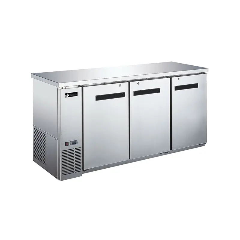 EFI - CBBSDR3-72CC 72" STAINLESS STEEL 3 DOOR BAR COOLER