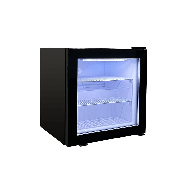 EFI - COUNTER TOP GLASS DOOR FREEZER BLACK 24"