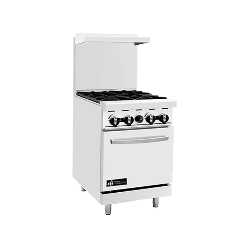 EFI - RANGE WITH 4 OPEN BURNERS 24IN