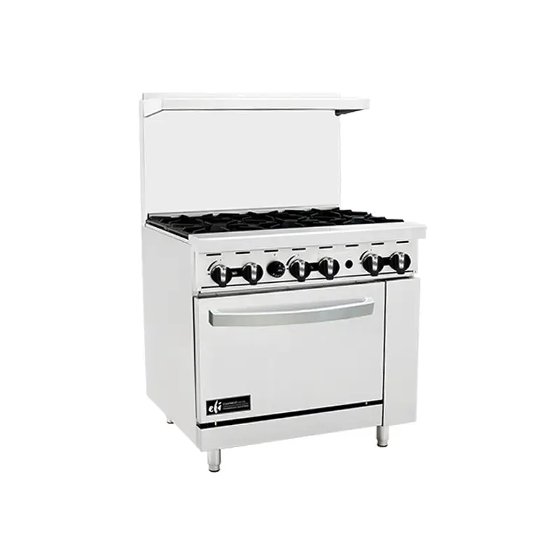 EFI - RANGE WITH 6 OPEN BURNERS 36IN