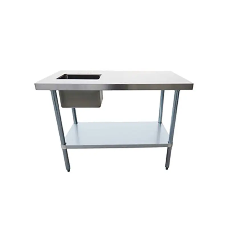 EFI - STAINLESS STEEL TABLE WITH LEFT SINK 24X72