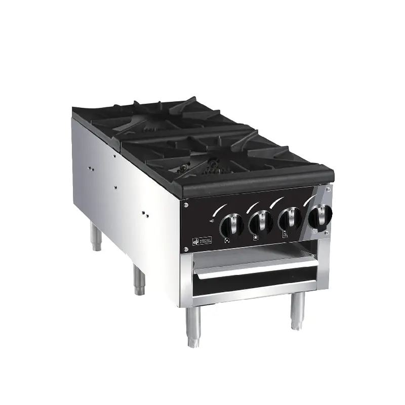 EFI - STOCK POT STOVE 2 BURNER LOW PROFILE 18IN