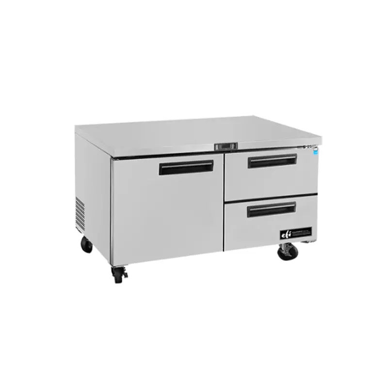 EFI - VERSA CHILL UNDERCOUNTER COOLER 2DWR/1DR/60"WIDE EA