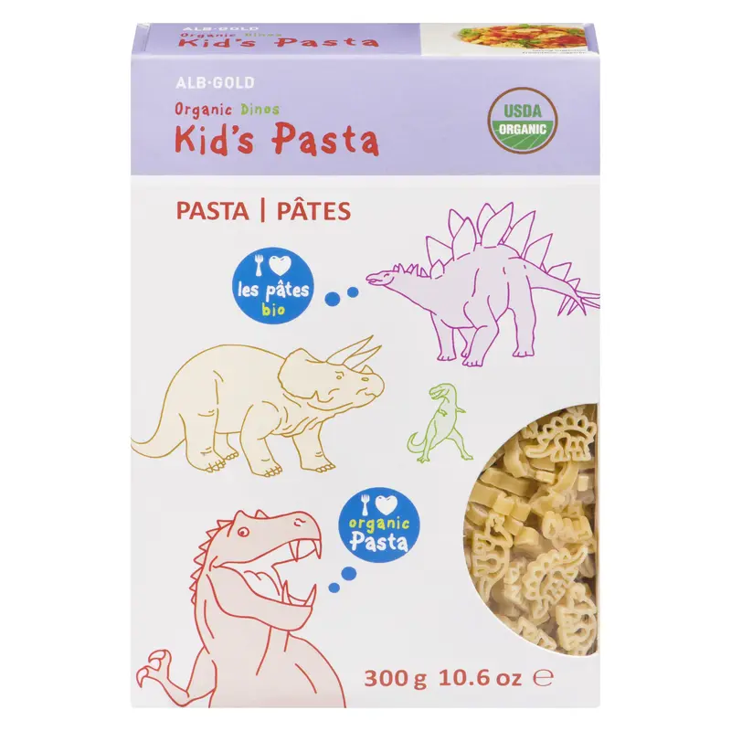 ALB GOLD - ORGANIC DINOS KID'S PASTA 300G