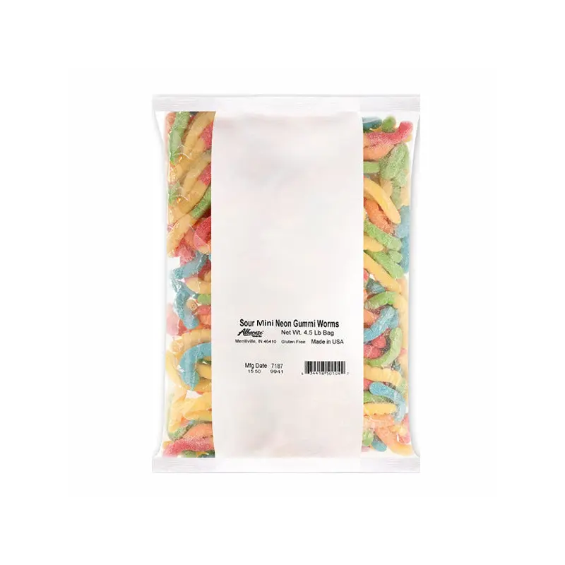 ALBANESE - MINI NEON SOUR WORMS 2.04 KG