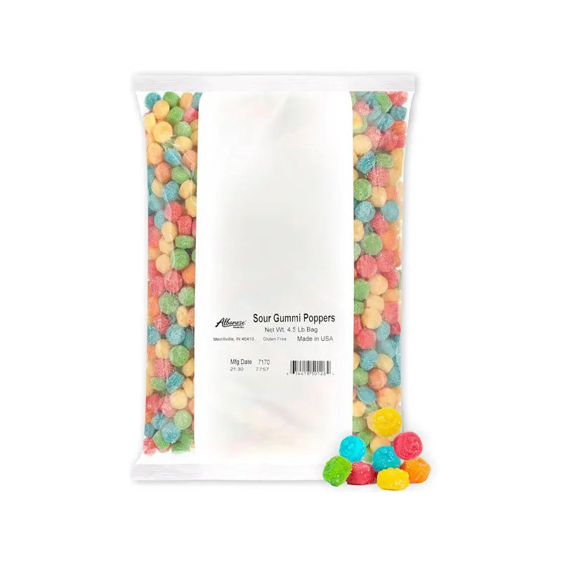ALBANESE - SOUR GUMMI POPPERS 2.05KG